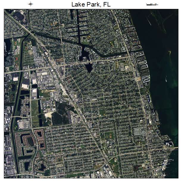 Lake Park, FL air photo map