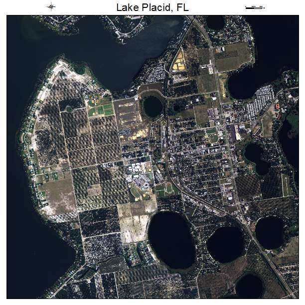 Lake Placid, FL air photo map