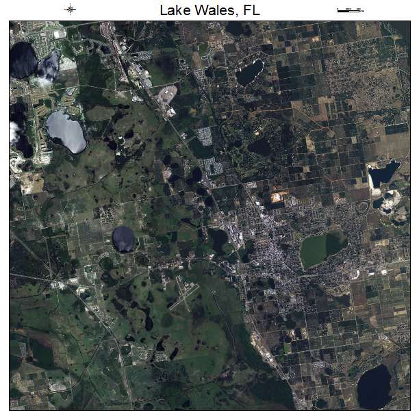 Lake Wales, FL air photo map