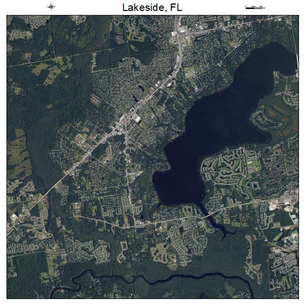 Lakeside, FL air photo map