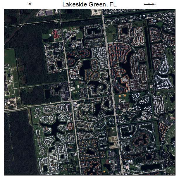Lakeside Green, FL air photo map