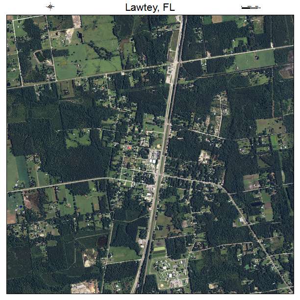 Lawtey, FL air photo map