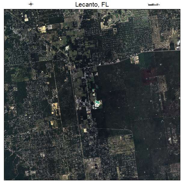 Lecanto, FL air photo map