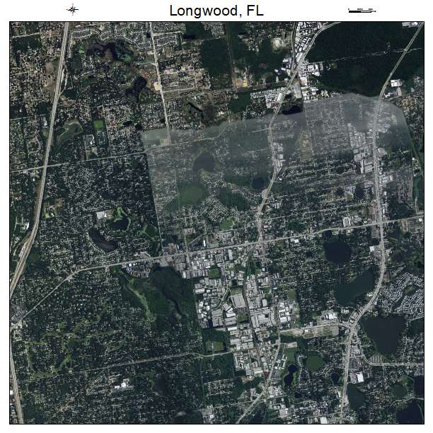 Longwood, FL air photo map