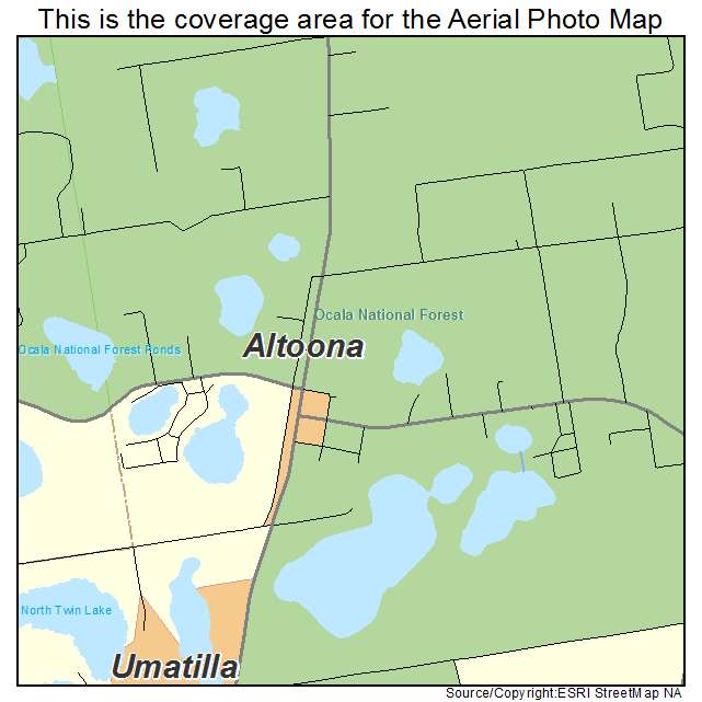 Altoona, FL location map 
