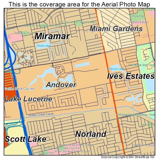Andover, FL location map 
