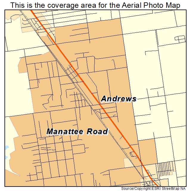 Andrews, FL location map 