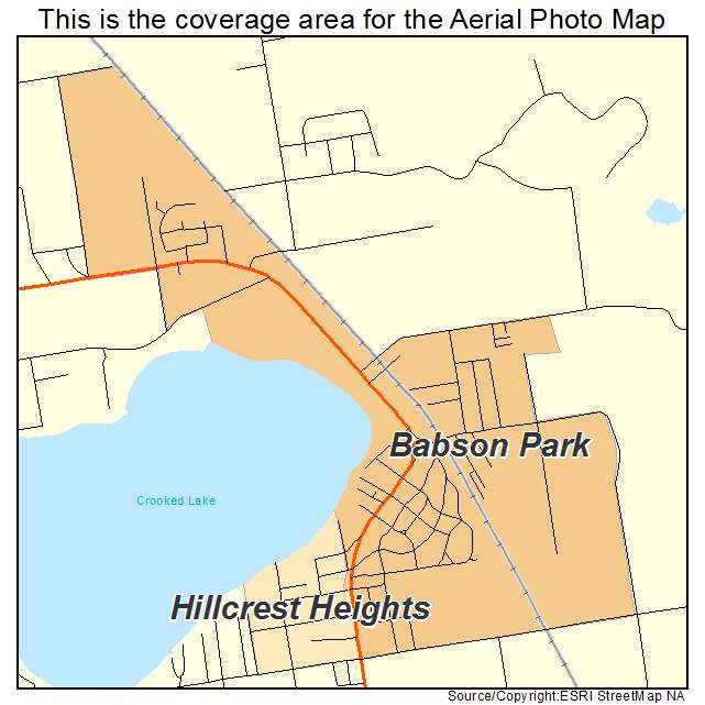 Babson Park, FL location map 
