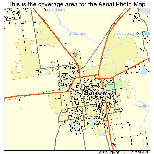 Bartow, FL location map 