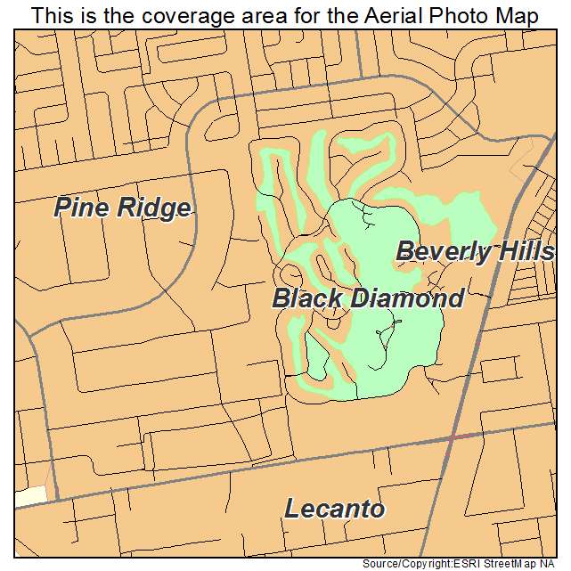 Black Diamond, FL location map 