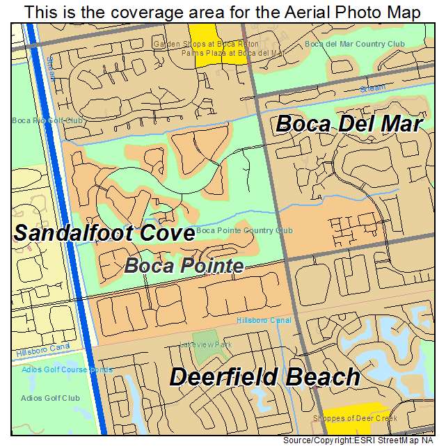 Boca Pointe, FL location map 