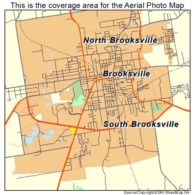 Brooksville, FL location map 