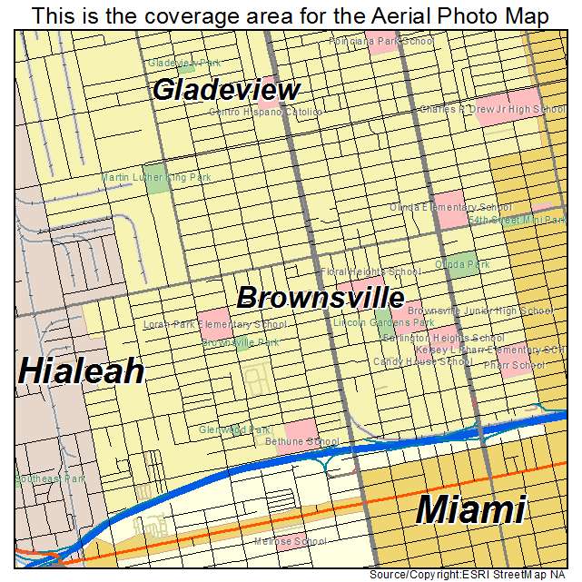 Brownsville, FL location map 