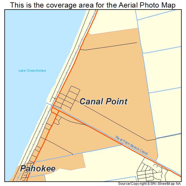 Canal Point, FL location map 