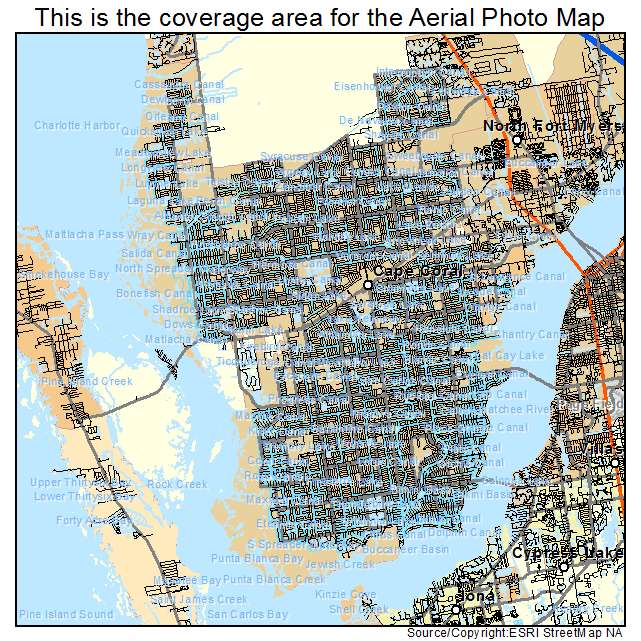 Cape Coral, FL location map 