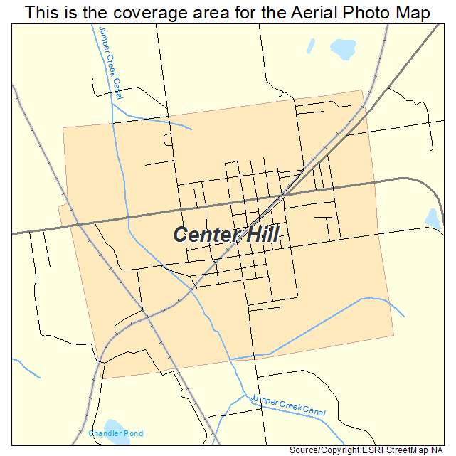 Center Hill, FL location map 