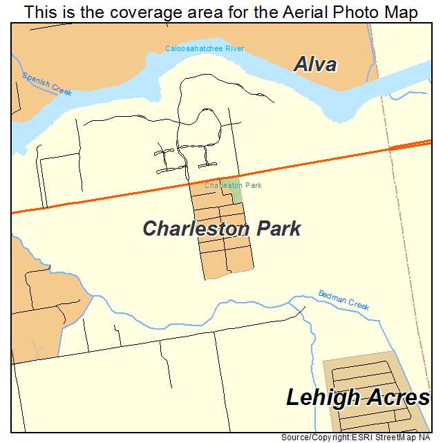 Charleston Park, FL location map 