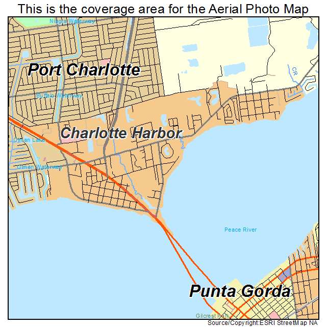 Charlotte Harbor, FL location map 
