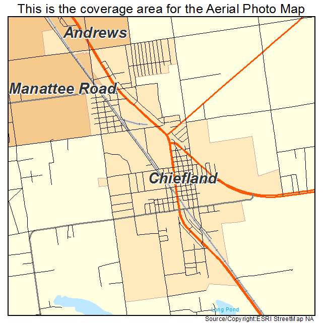 Chiefland, FL location map 