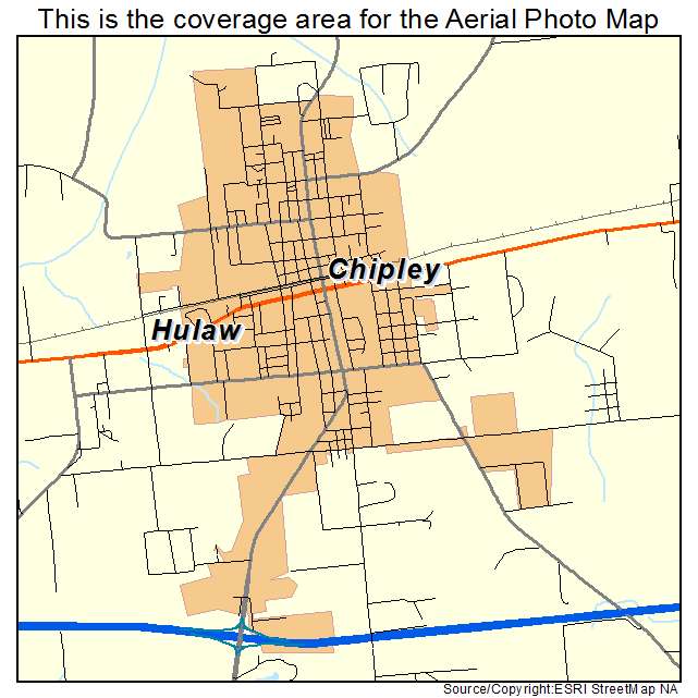 Chipley, FL location map 