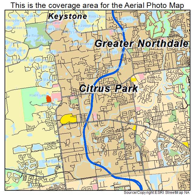 Citrus Park, FL location map 
