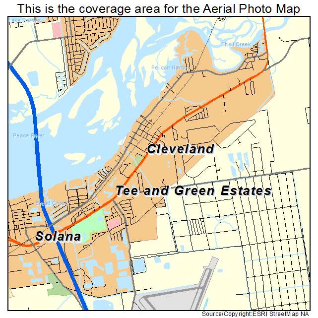 Cleveland, FL location map 