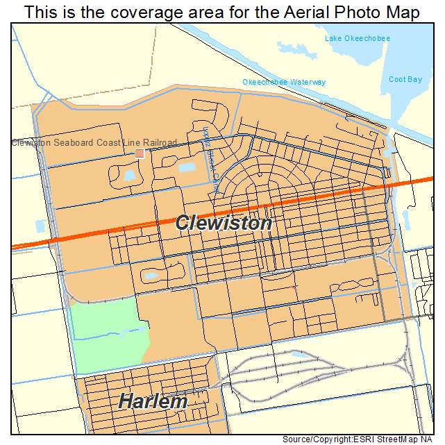 Clewiston, FL location map 