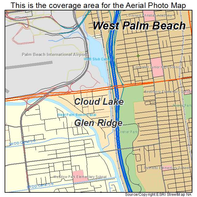 Cloud Lake, FL location map 