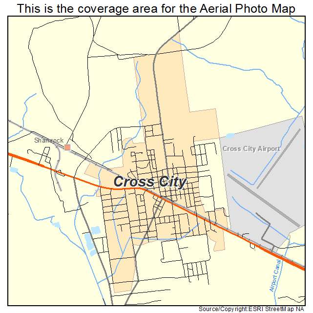 Cross City, FL location map 