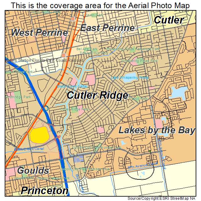 Cutler Ridge, FL location map 
