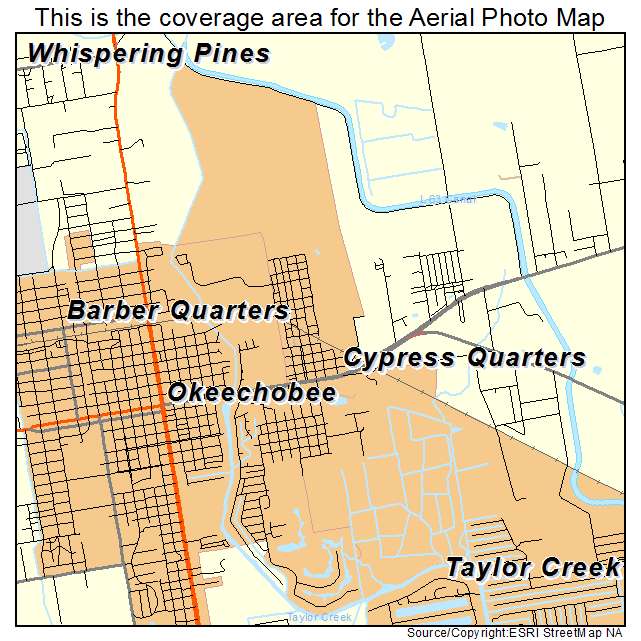 Cypress Quarters, FL location map 