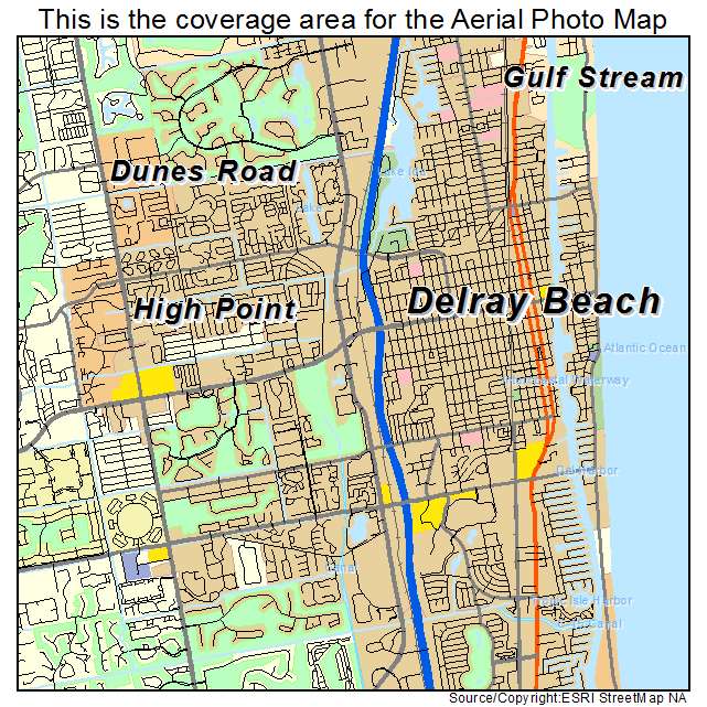 Delray Beach, FL location map 