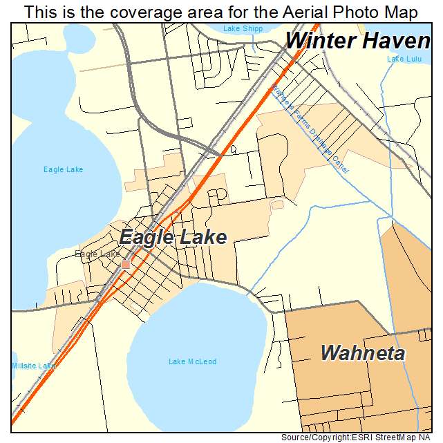 Eagle Lake, FL location map 