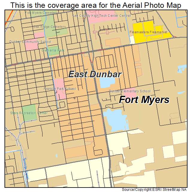 East Dunbar, FL location map 