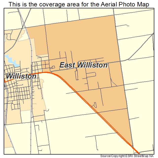 East Williston, FL location map 