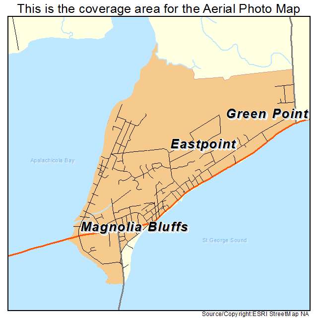Eastpoint, FL location map 