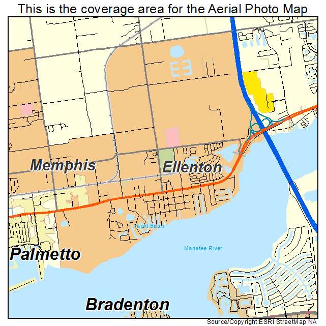 Ellenton, FL location map 