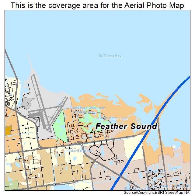 Feather Sound, FL location map 