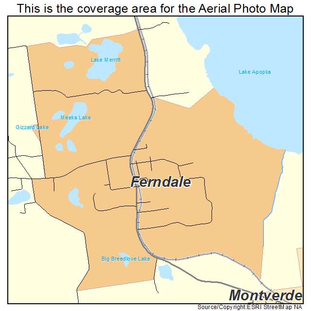 Ferndale, FL location map 