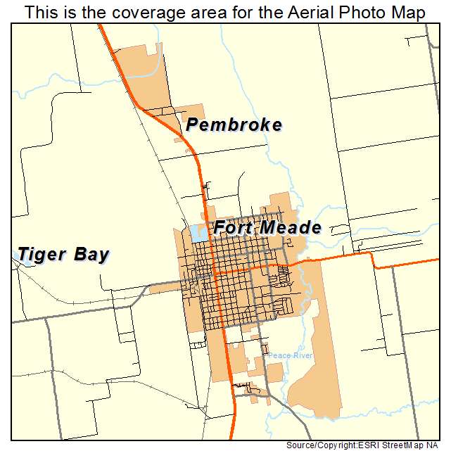 Fort Meade, FL location map 