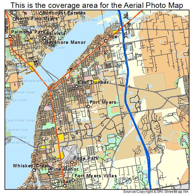 Fort Myers, FL location map 