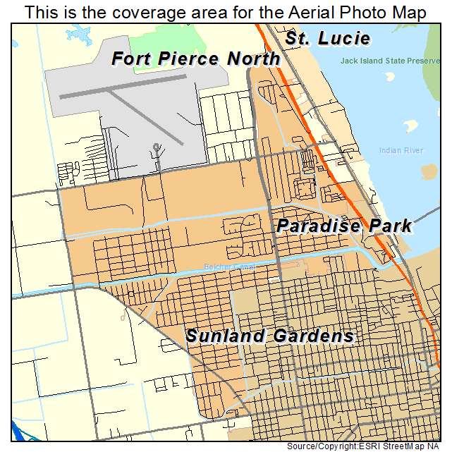 Fort Pierce North, FL location map 