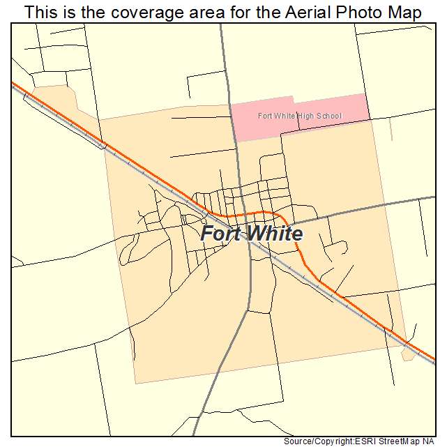 Fort White, FL location map 