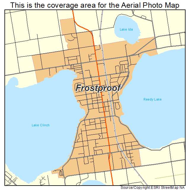 Frostproof, FL location map 