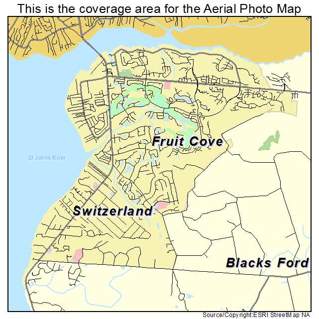 Fruit Cove, FL location map 