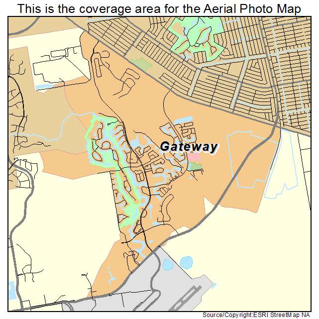 Gateway, FL location map 