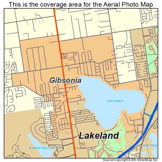 Gibsonia, FL location map 