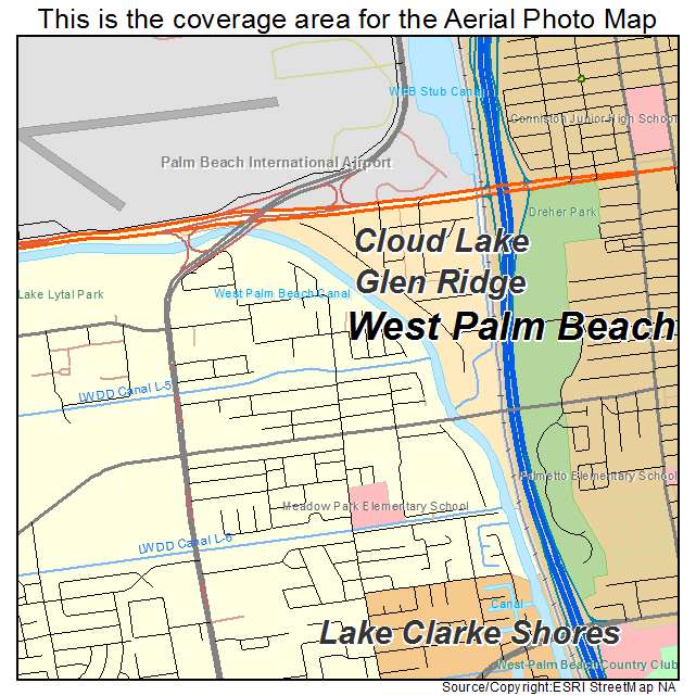 Glen Ridge, FL location map 