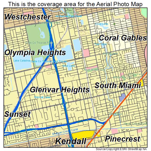Glenvar Heights, FL location map 
