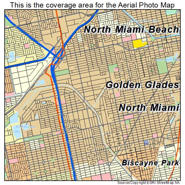 Golden Glades, FL location map 